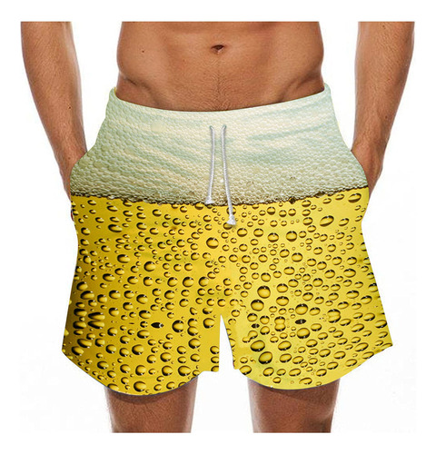 Pantalon Corto Baño Talla Para Hombre Playa Secado