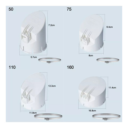 Tubo De Desagüe De Suelo, Antiolor, Cubierta De Aluminio