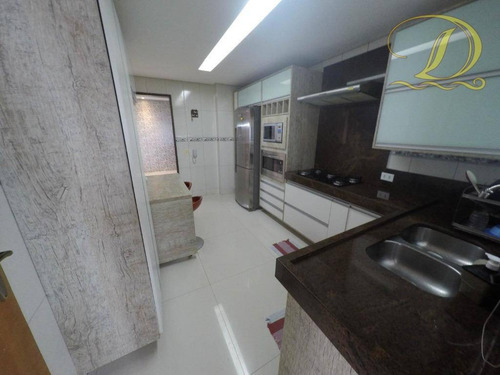 Imagem 5 de 30 de Apartamento Mobiliado De 3 Dormitórios À 50 Metros Da Praia Com Vista Do Mar À Venda Na Aviação!!! - Ap3597