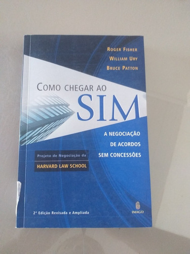 Livro- Como Chegar Ao Sim - Roger Fisher 