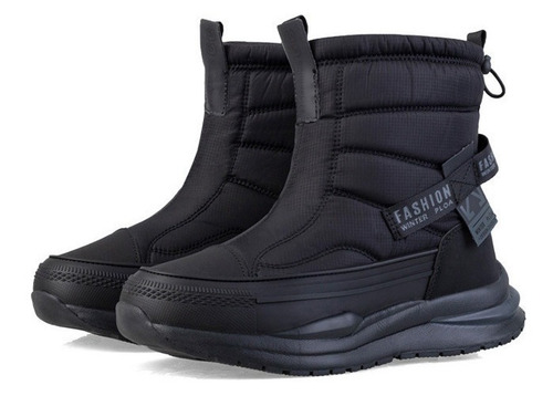 Botas De Nieve De Invierno De Terciopelo Grueso Para Mujer