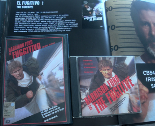 Dvd+ Cd Bso - El Fugitivo - Dvd Imp Italia + Cd Imp Aleman