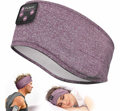 Auriculares Sleep Inalambrico Perytong Con Hd Stereo Violeta