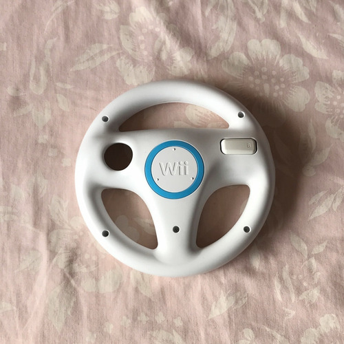 Wii Wheel Rvl-024 Volante De Plastico Original Nintendo Wii
