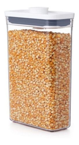 Frasco Contenedor Hermético Oxo Rectangular Mediano 1,8 L Color Transparente
