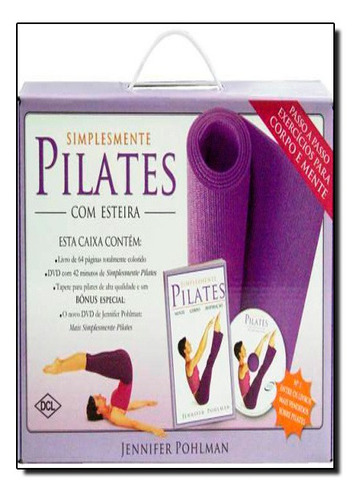 Livro Simplesmente Pilates: Com Esteira
