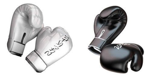 Q 2 Pares De Luvas Bonitas De Boxe Profissional Bolsa De