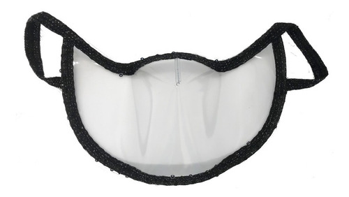 Imagen 2 de 10 de Barbijo Tapaboca Transparente Reutilizable Hipoacúsico