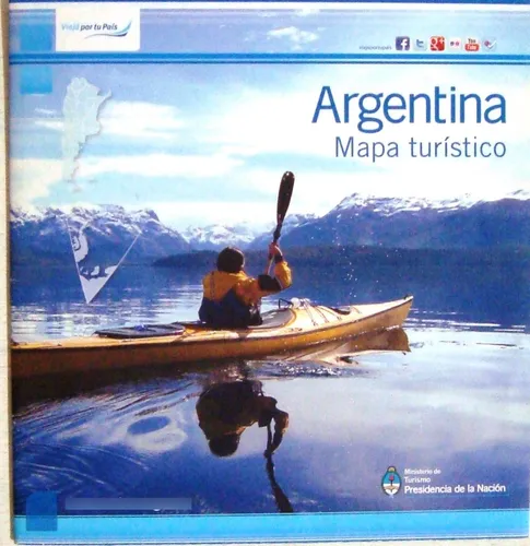 Mapa Turistico Argentino Paisajes Rutas Destinos 100x80 Rios