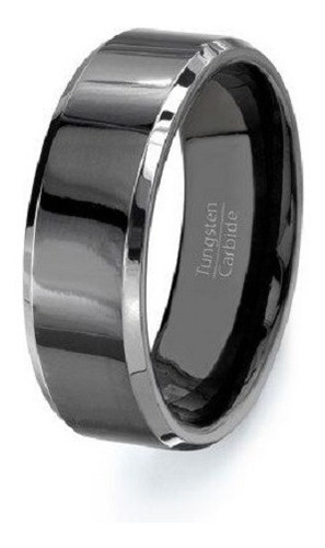 Anillo Moda Tungsteno Carbide Aro Hipoalergenico Talla 6.5