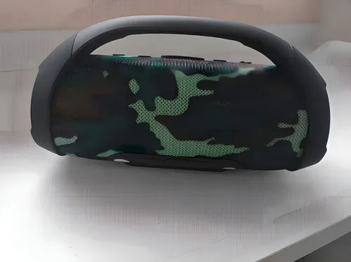 Boombox Mini Caixa De Som 22cm Bluetooth Cor Camuflada | MercadoLivre