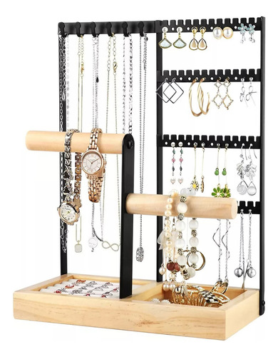 Organizador De Joyas De 5 Niveles Y 6 Ganchos.
