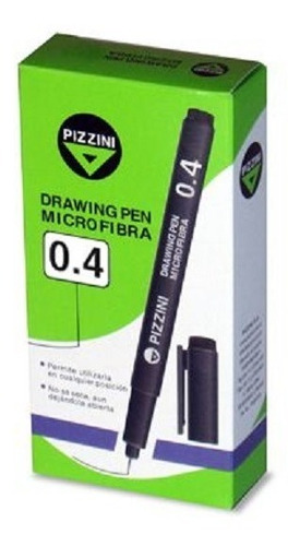 Estilografo Pizzini 0.4 Mm Graduado Drawing Pen Microfibra