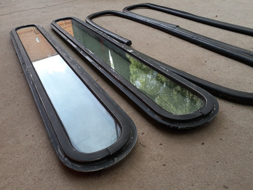 2 Vidrios Custodios Lateral Trafic 100x15 Con Burlete
