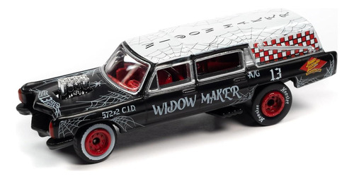 Johnny Lightning Auto World Hearse Drag Racer 1:64