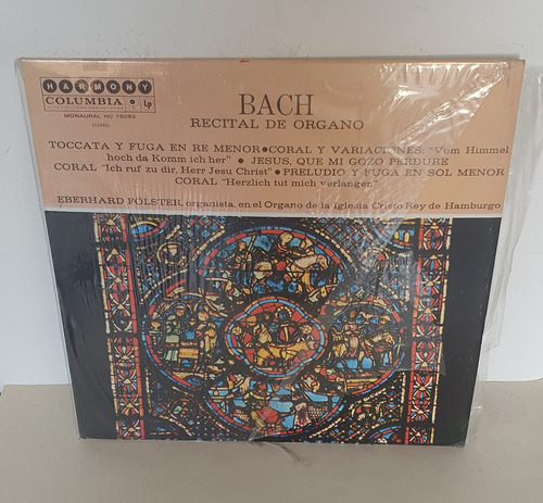 Lp Bach, Recital De Órgano