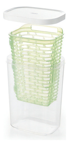 Pote Retangular Para Ervas 2,6 Litros Greensaver Oxo Cor Transparente