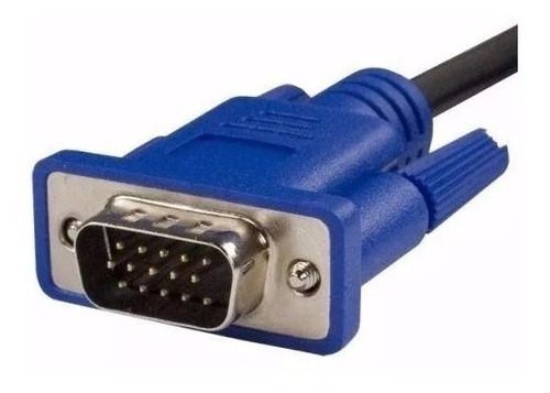 Imagen 2 de 5 de Cable Vga A Vga Macho Doble Filtro 5 Metros Proyector Lcd Pc