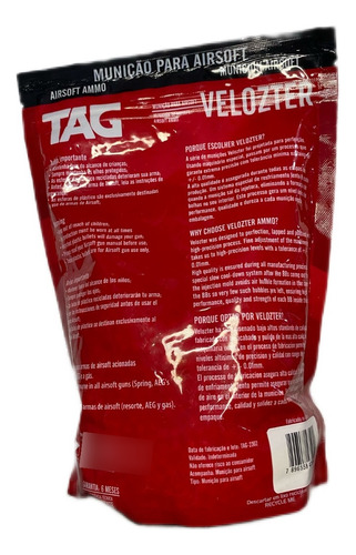 Airsoft Bbs Munição 0.20g Velozter 5mil Unds!