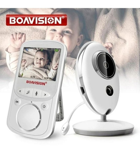 Babá Eletrônica Câmera Visão Noturna Boavision Vb605 Bivolt