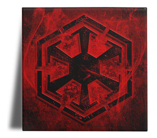 Quadro Em Porcelana Personalizado Imperio Sith