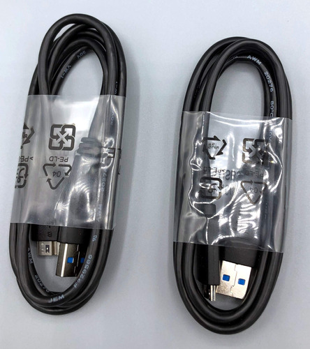 Paquete De 2 Cables De Carga Universal Usb Micro-b De Super 