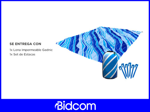 Lona Playera Estampada Impermeable Gadnic Bolsa Sujetadores