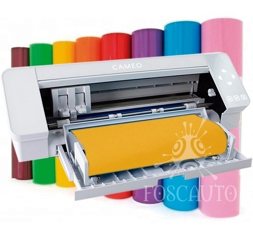 Adesivo Amarelo Ouro P/ Plotter Silhouette Cameo - 5m X 25cm