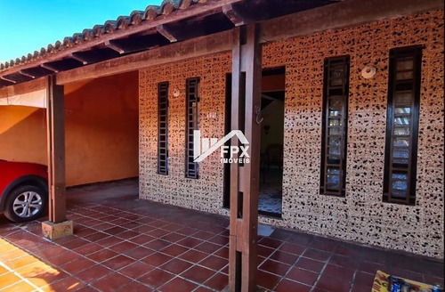 Casa No Balneário Gaivota, Em Itanhaém Lado Praia Ca198-f