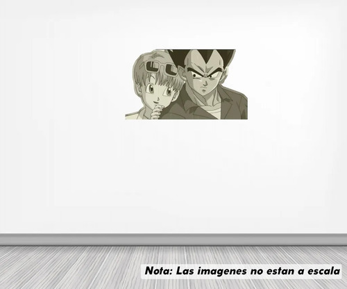 Vinil Sticker Pared 150cm Esferas Dragon Gt Vegeta Bulma 33