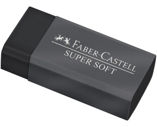 Borracha Supersoft dust Free Preta Caixa 24 Un Faber Castell