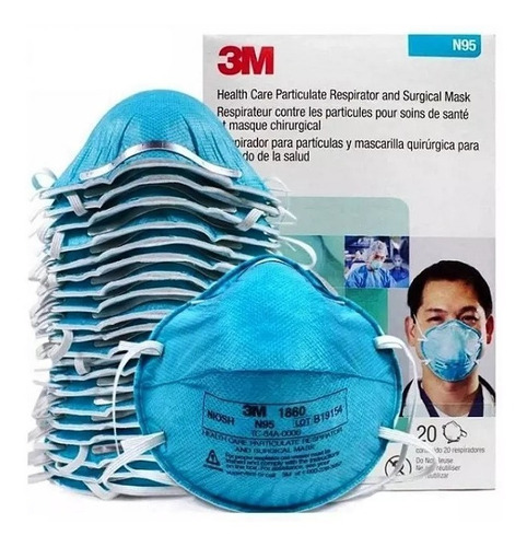 Mascarilla 3m 1860 N95 Reutilizable 