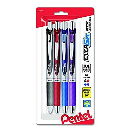 Pentel Energel Rtx - Boligrafo De Gel Liquido Retractil, Lin