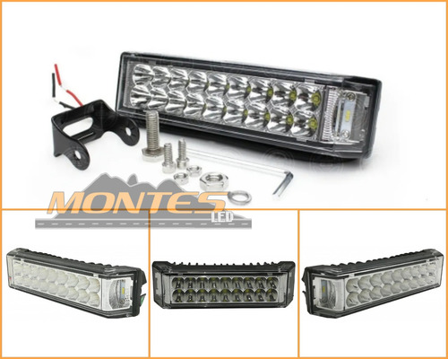 Par Barras 24 Led Cree 18cm Alta Intensidad Jeep 4x4 Canam