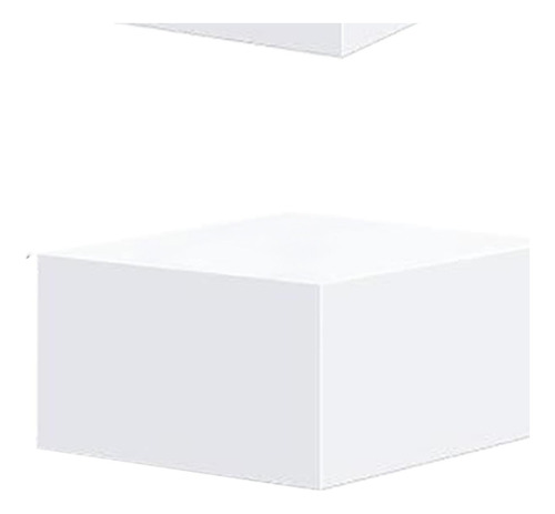 6 Pçs Acrílico Display Riser Caixa Aninhamento Branco