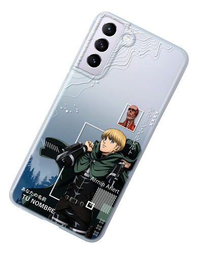 Funda Para Galaxy Attack On Titan Armin Final Tu Nombre