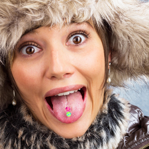 5 Pendientes Para Piercing En La Lengua: Acero Inoxidable, 2