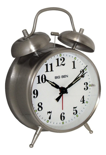 Big Ben 4 1/2  Twin Bell Reloj Despertador