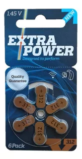 30 Pilhas Aparelhos Auditivos - Extra Power 312