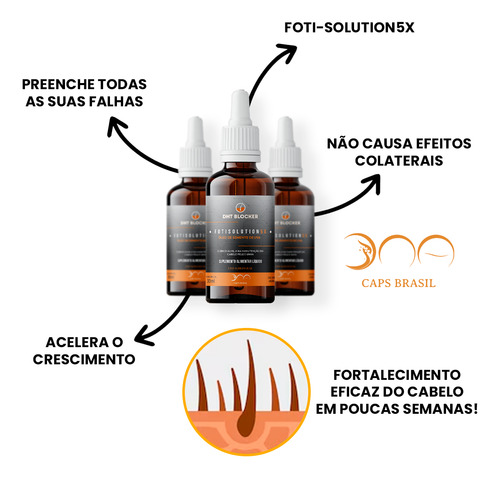 Dht Blocker - Óleo De Semente De Uva Fotisolution 5x - Gotas Sem Sabor