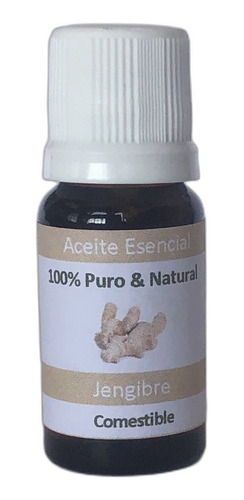 Aceite Esencial Jengibre 100% Puro Natural Comestible  10ml