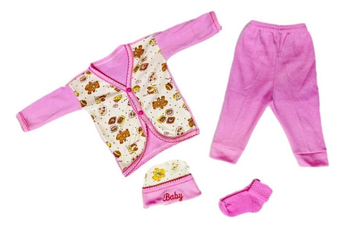 2 Set De Ropa De Bebé Recién Nacido 0-3 Meses, 4 Piezas Surtidos 0-3 M