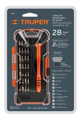 Destornilladores Torx Truper 28 En 1 Smartphone Relojes Etc