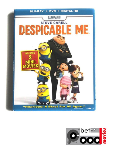 Blu-ray Despicable Me / Gru, Mi Villano Favorito - Excelente