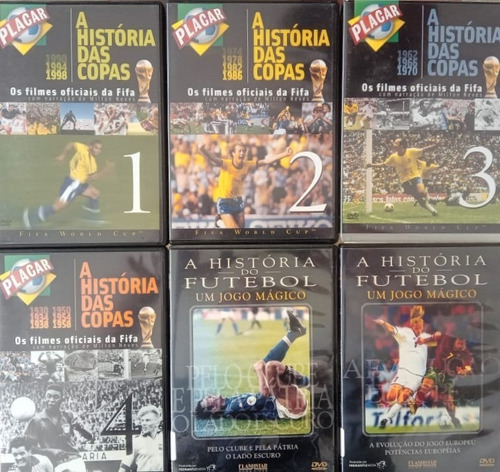 Coleção Dvd A História Das Copas! Os Filmes Oficiais Da Fifa