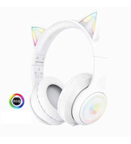 Audífonos Inalámbricos Para Juegos Onikuma B90 Rgb Cat Ear