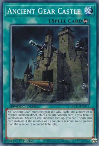 Ancient Gear Castle (sgx1-end13) Yu-gi-oh!