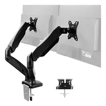 Comprar Suporte De Mesa Articulado Para 2 Monitores 10 A 27 Com Braç Cor Preto