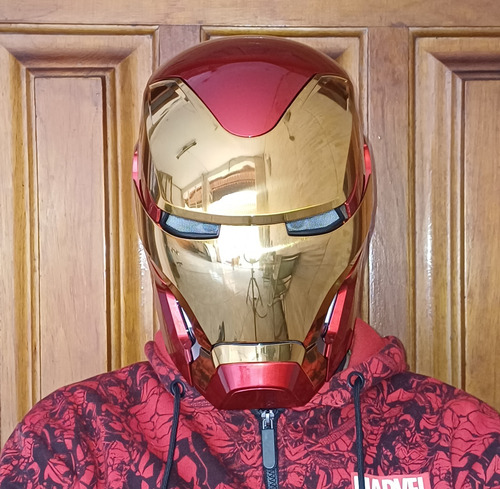 Capacete Comando Voz Iron Man Mk50 Homem De Ferro Sem Juros