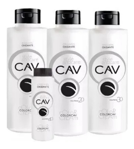 Cav Emulsión Oxidante X 900 Ml 8vol-10vol-20vol-30vol-40v